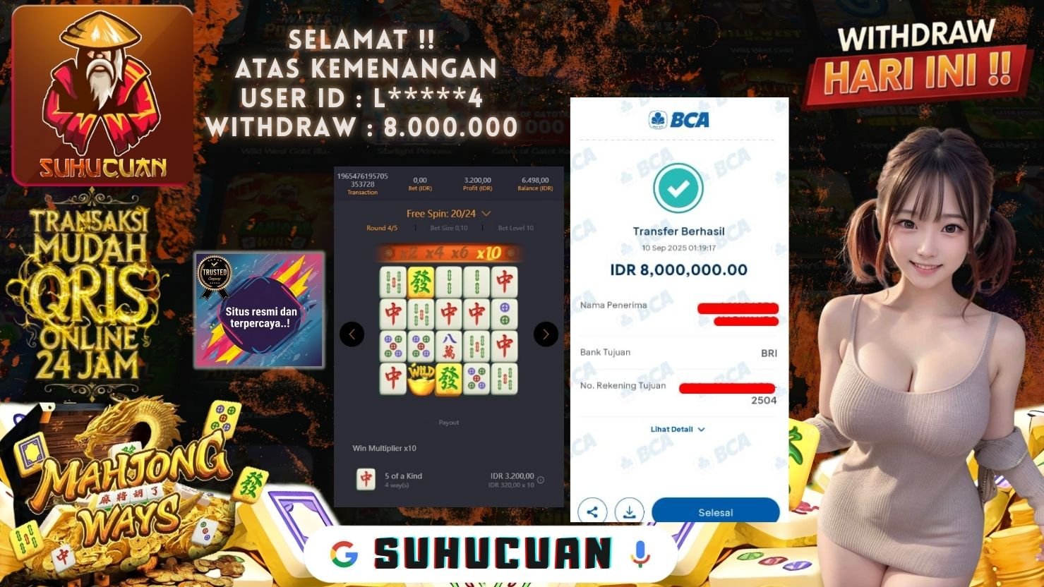 SUHUCUAN JACKPOT SLOT MAHJONG WAYS